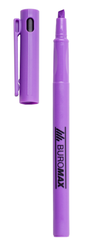 Маркер BUROMAX NEON текстовий (BM.8907-07), фіолетовий